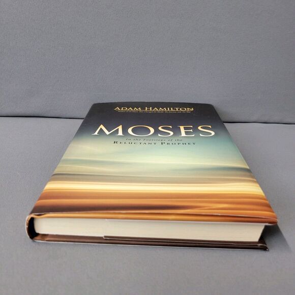 Moses In the Footsteps of the Reluctant Prophet Book by Adam Hamilton 2017 HC - Picture 7 of 14